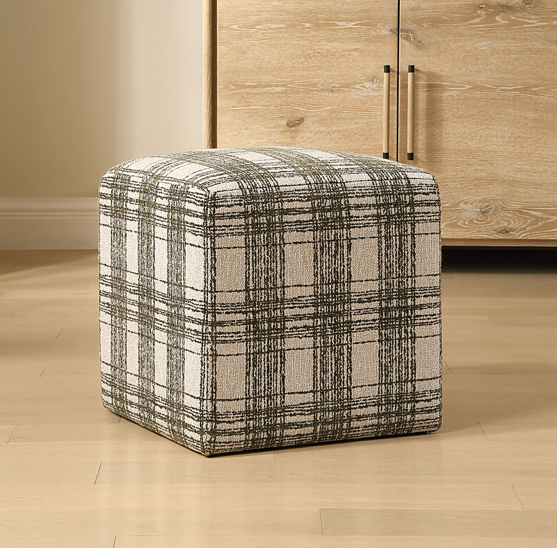 Akaza Green Ottoman - Image 2