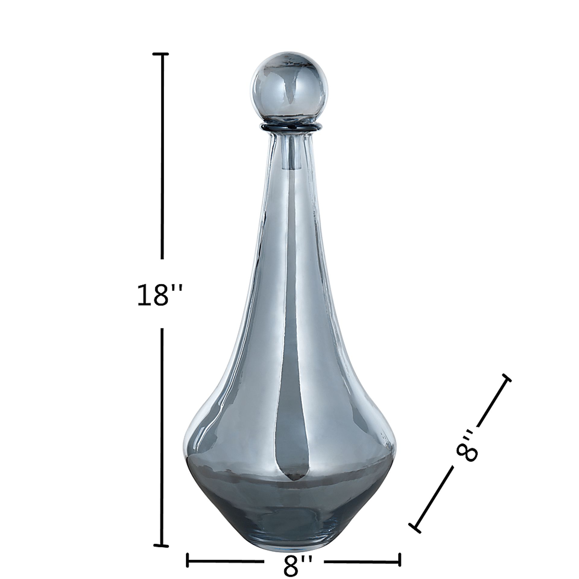Akelei Blue Large Vase - Image 3