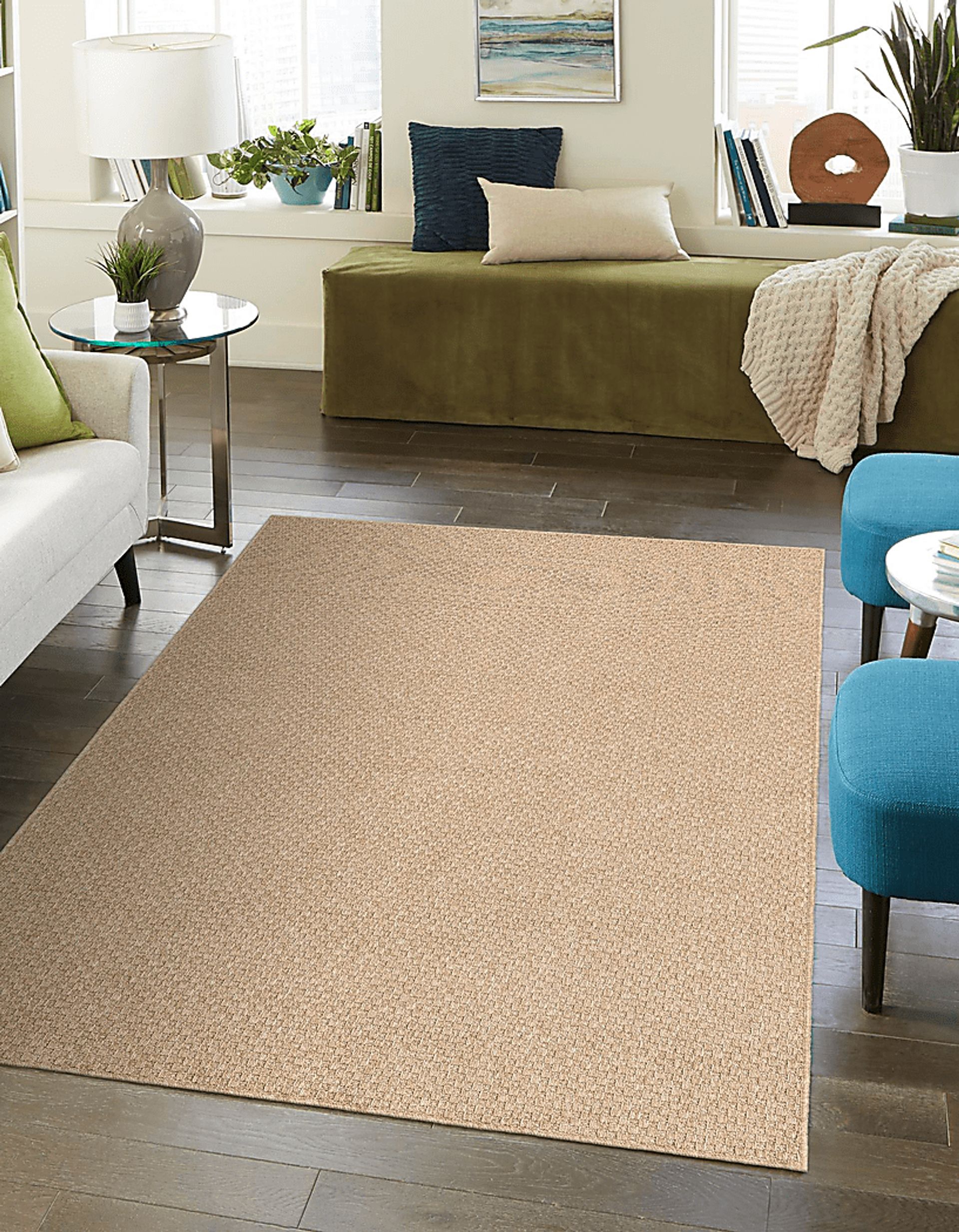 Akeno Tan 5'5 x 8' Rug - Image 2