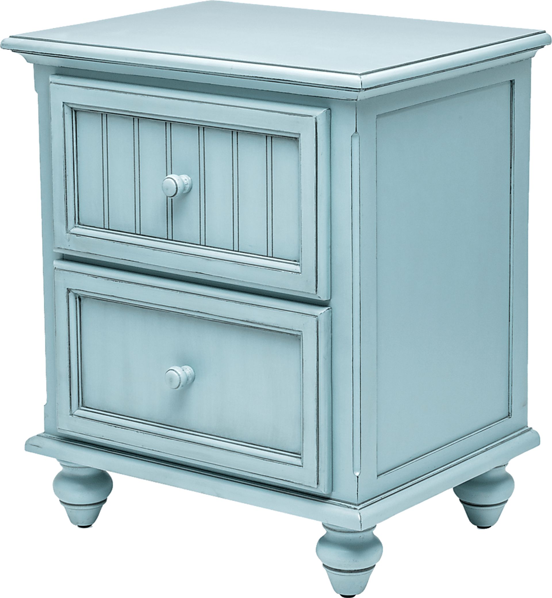 Aketi Blue Nightstand - Image 1