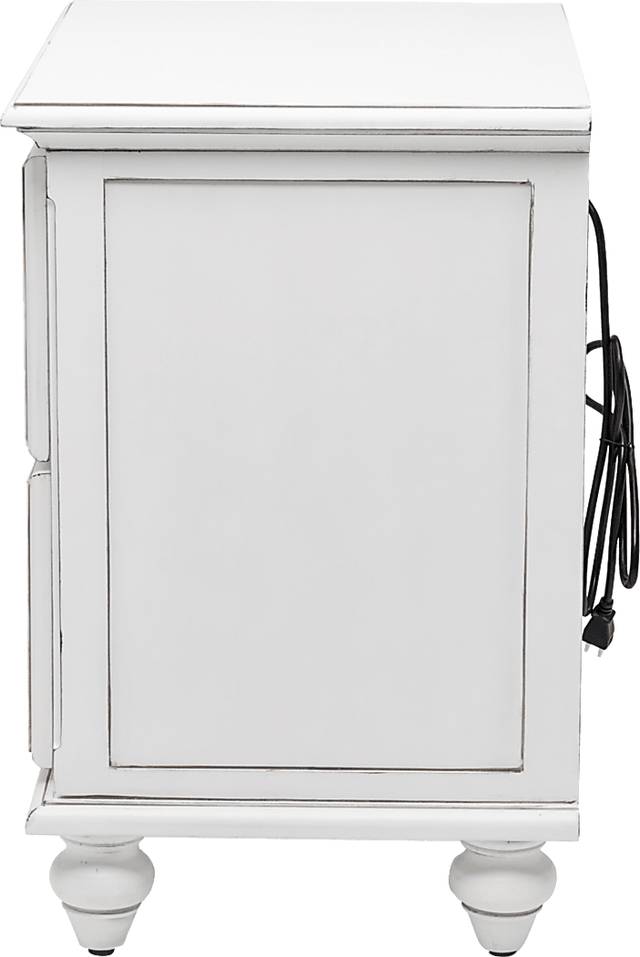 Aketi White Nightstand - Thumbnail - Image 5