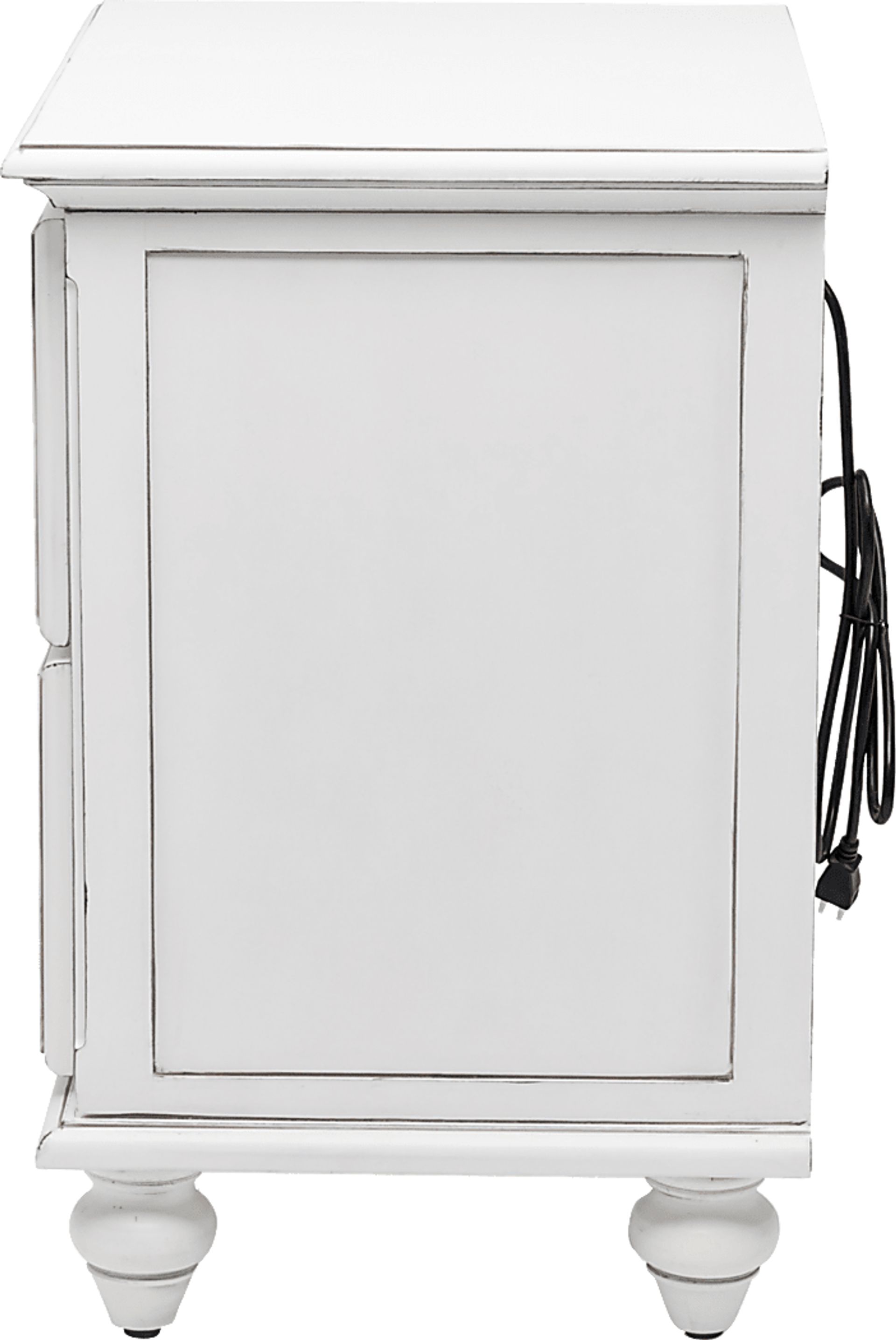 Aketi White Nightstand - Image 5