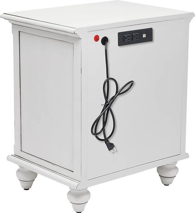 Aketi White Nightstand - Thumbnail - Image 8