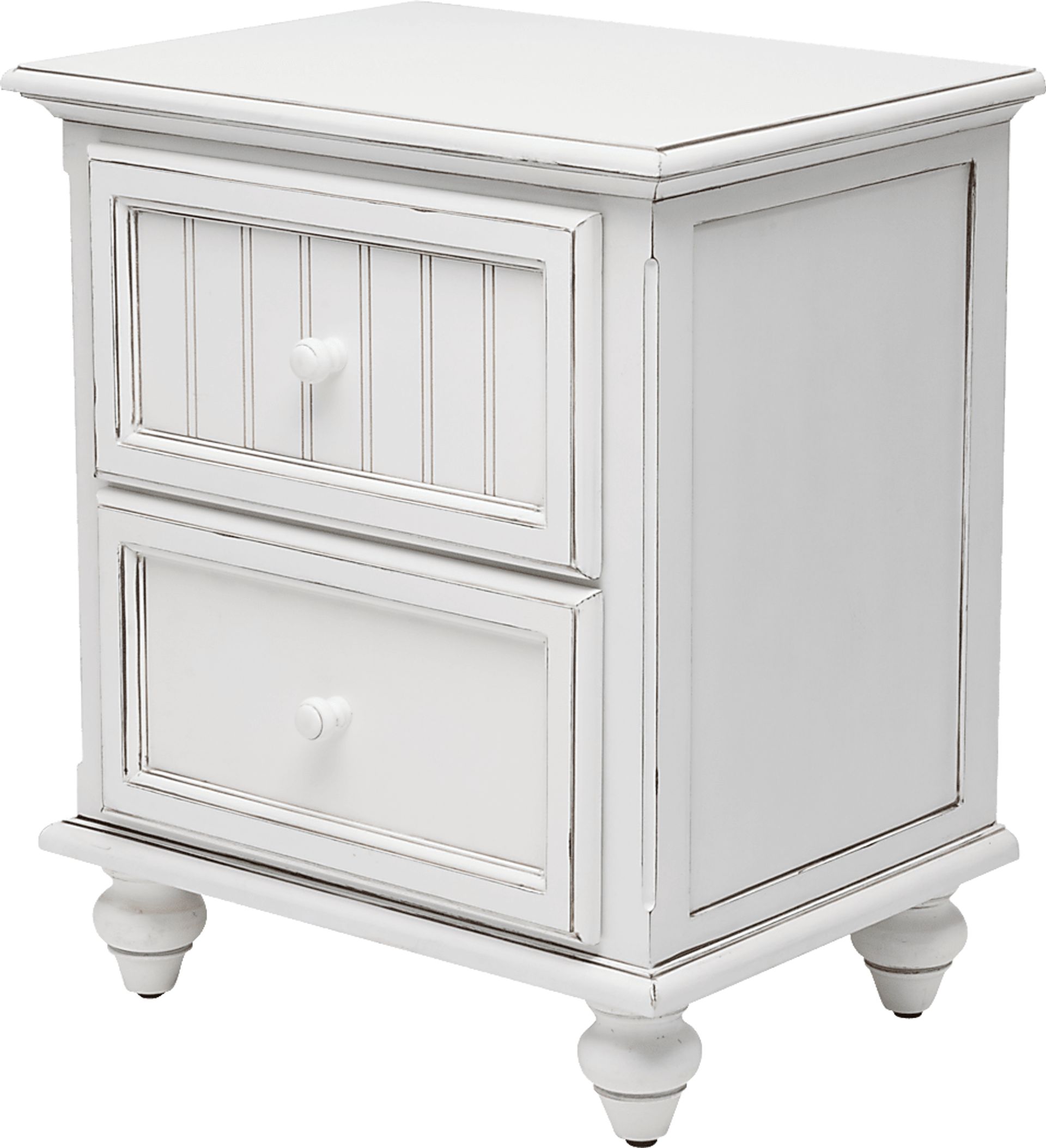 Aketi White Nightstand - Image 1