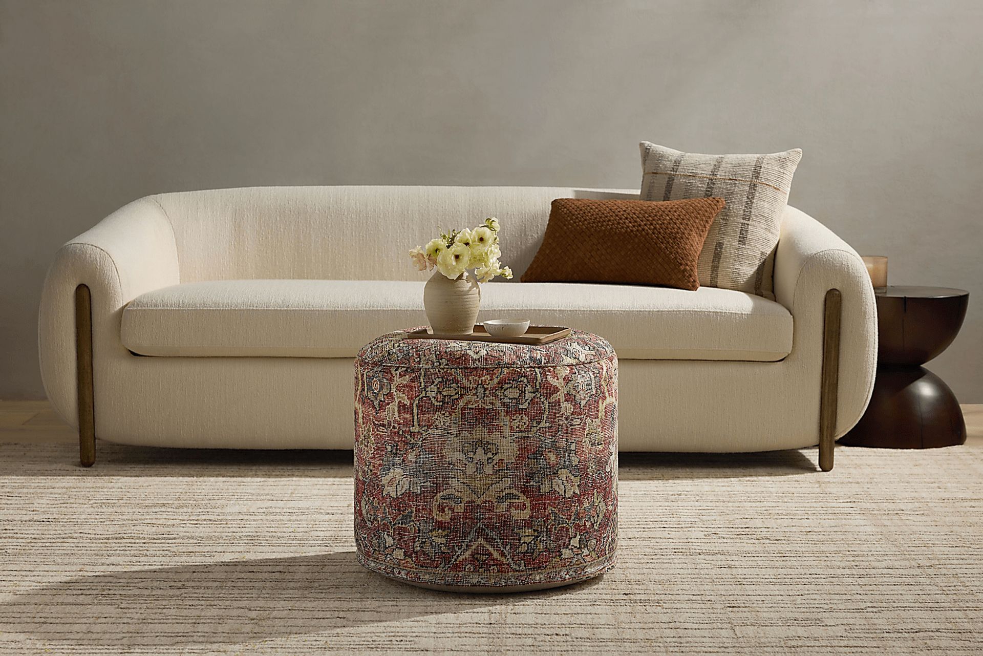 Aki Red Pouf - Image 2