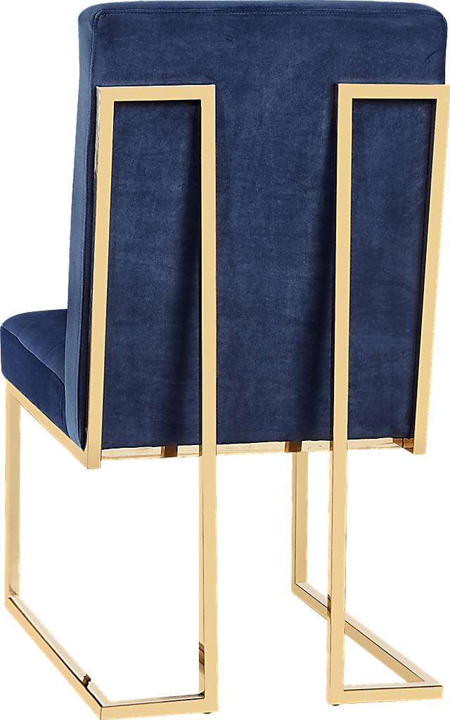 Akiko Navy Dining Chairs (Set of 2) - Thumbnail - Image 2