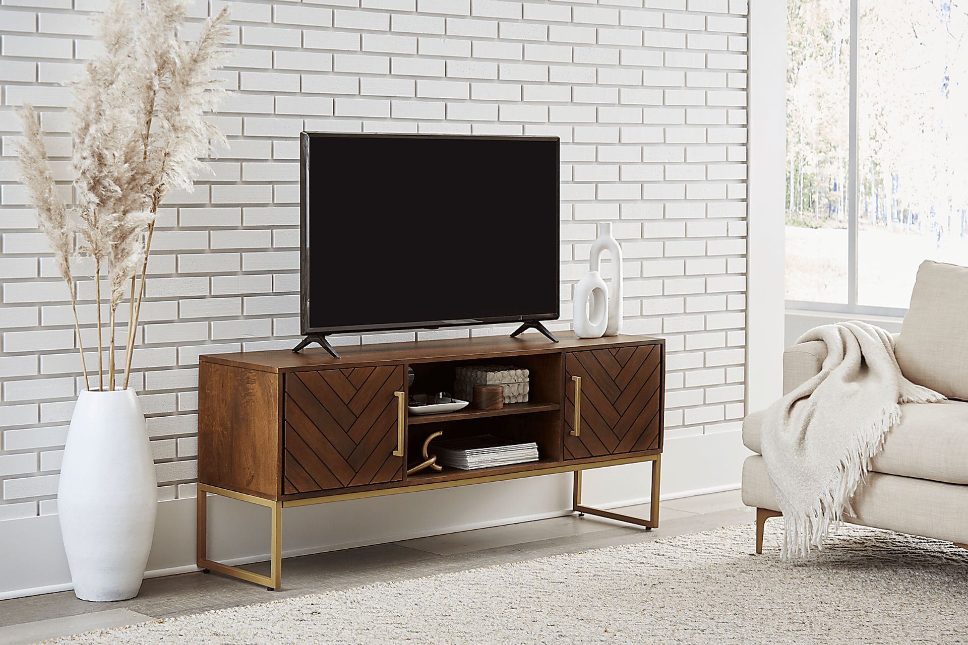 Akino Brown 59 in. TV Console - Image 2