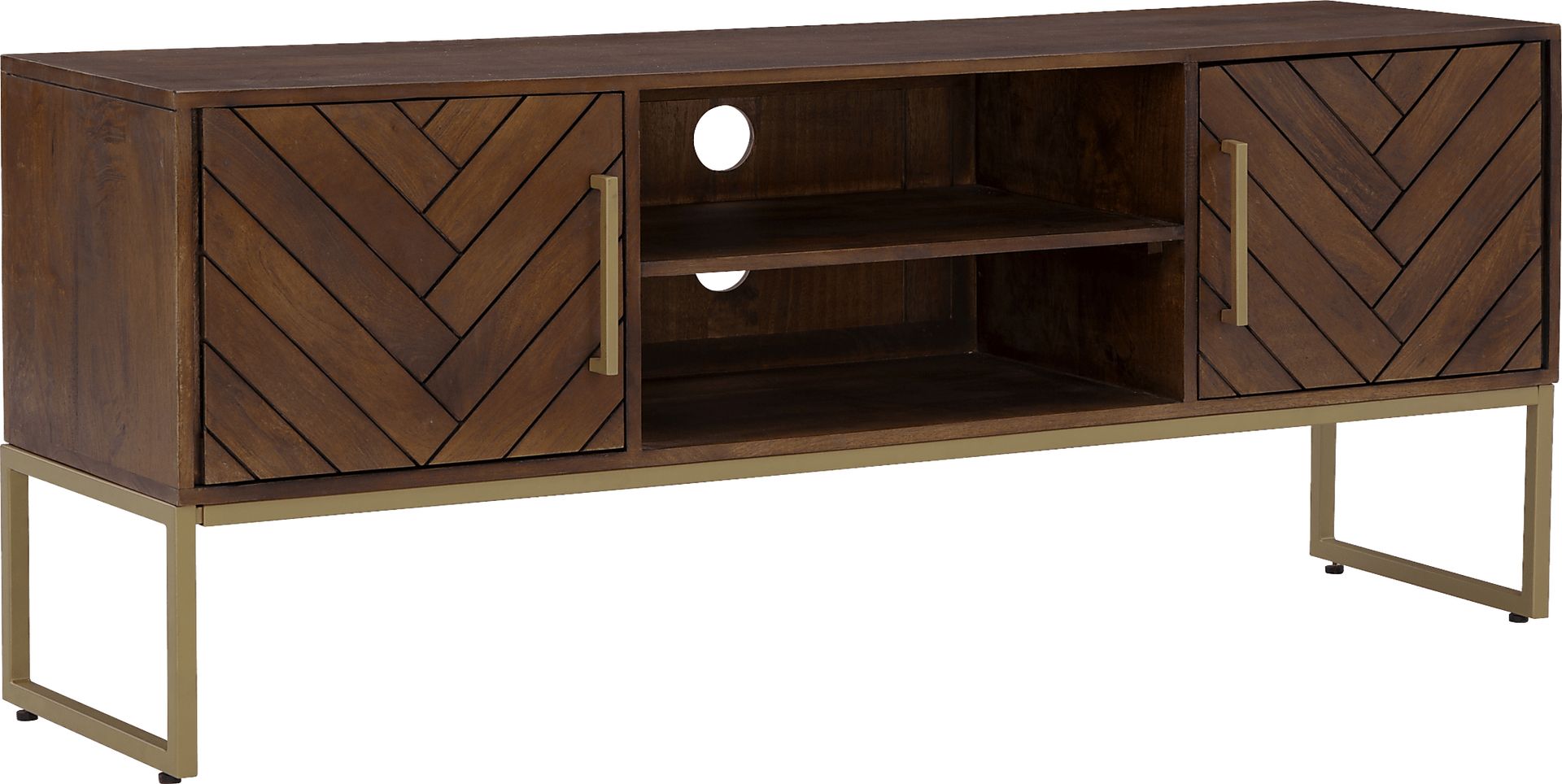 Akino Brown 59 in. TV Console - Image 1