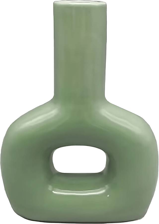 Akinoo Green 8 in. Vase - Thumbnail - Image 1