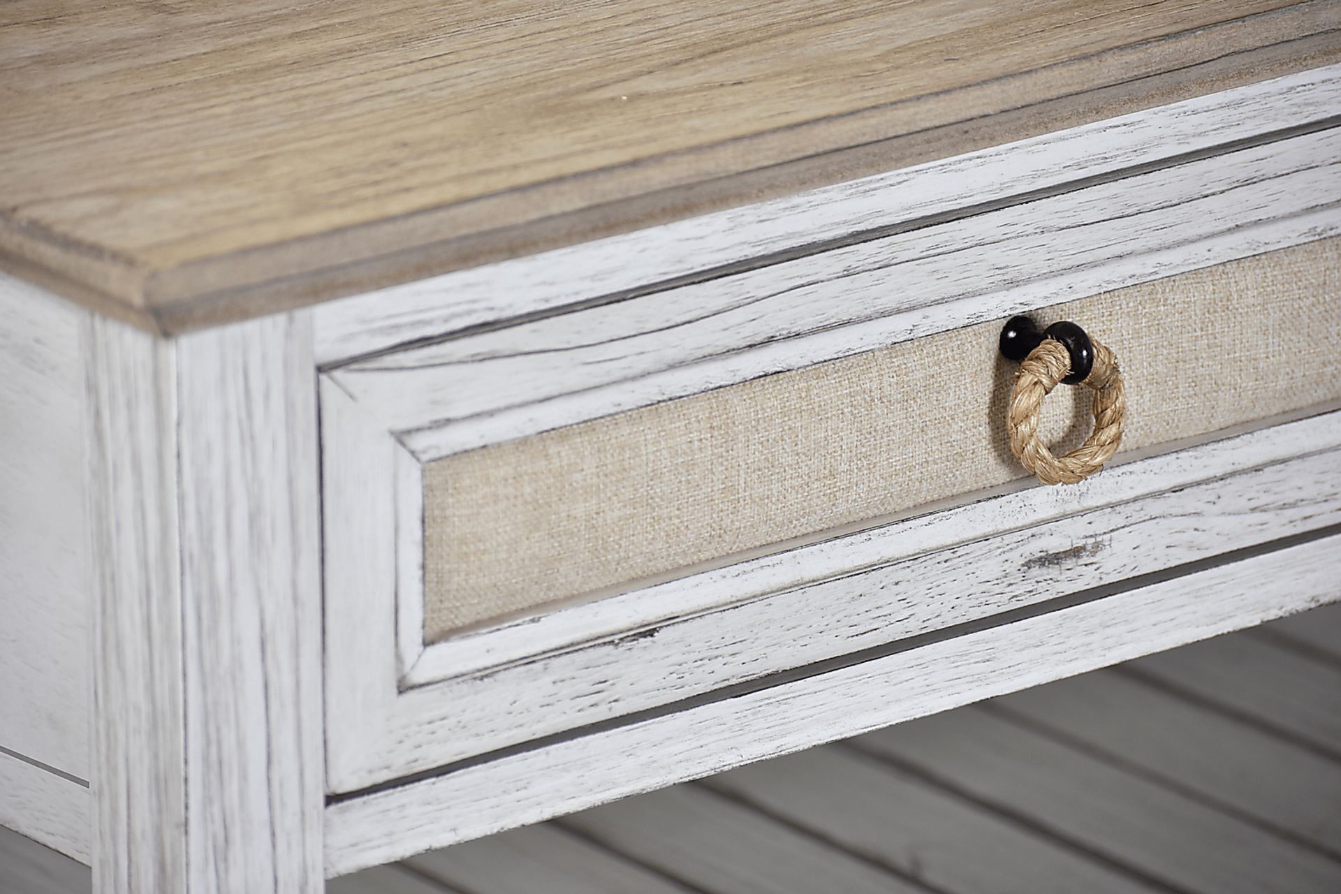 Akuhe White/Brown Cocktail Table - Image 11