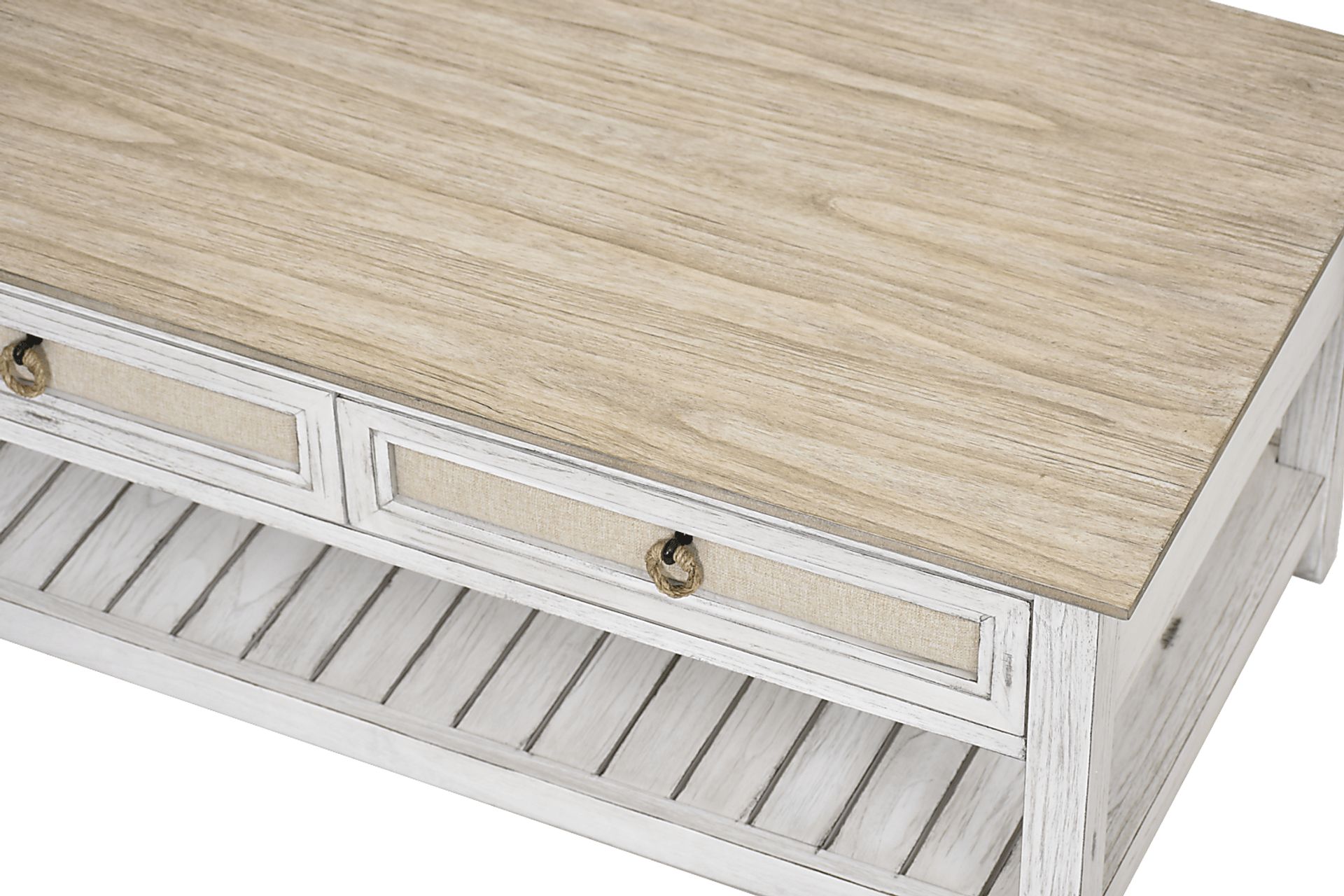 Akuhe White/Brown Cocktail Table - Image 12