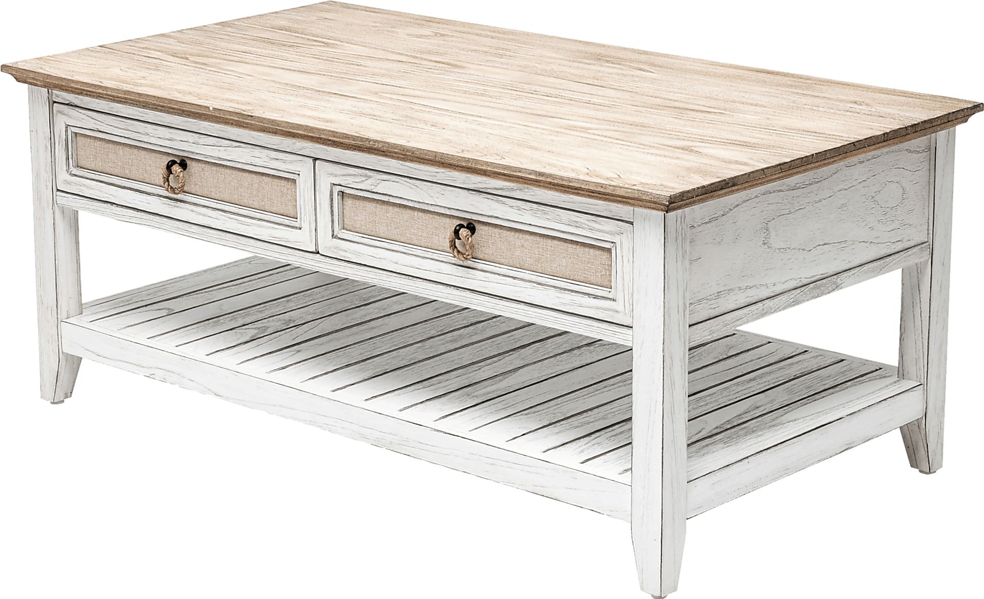 Akuhe White/Brown Cocktail Table - Image 5