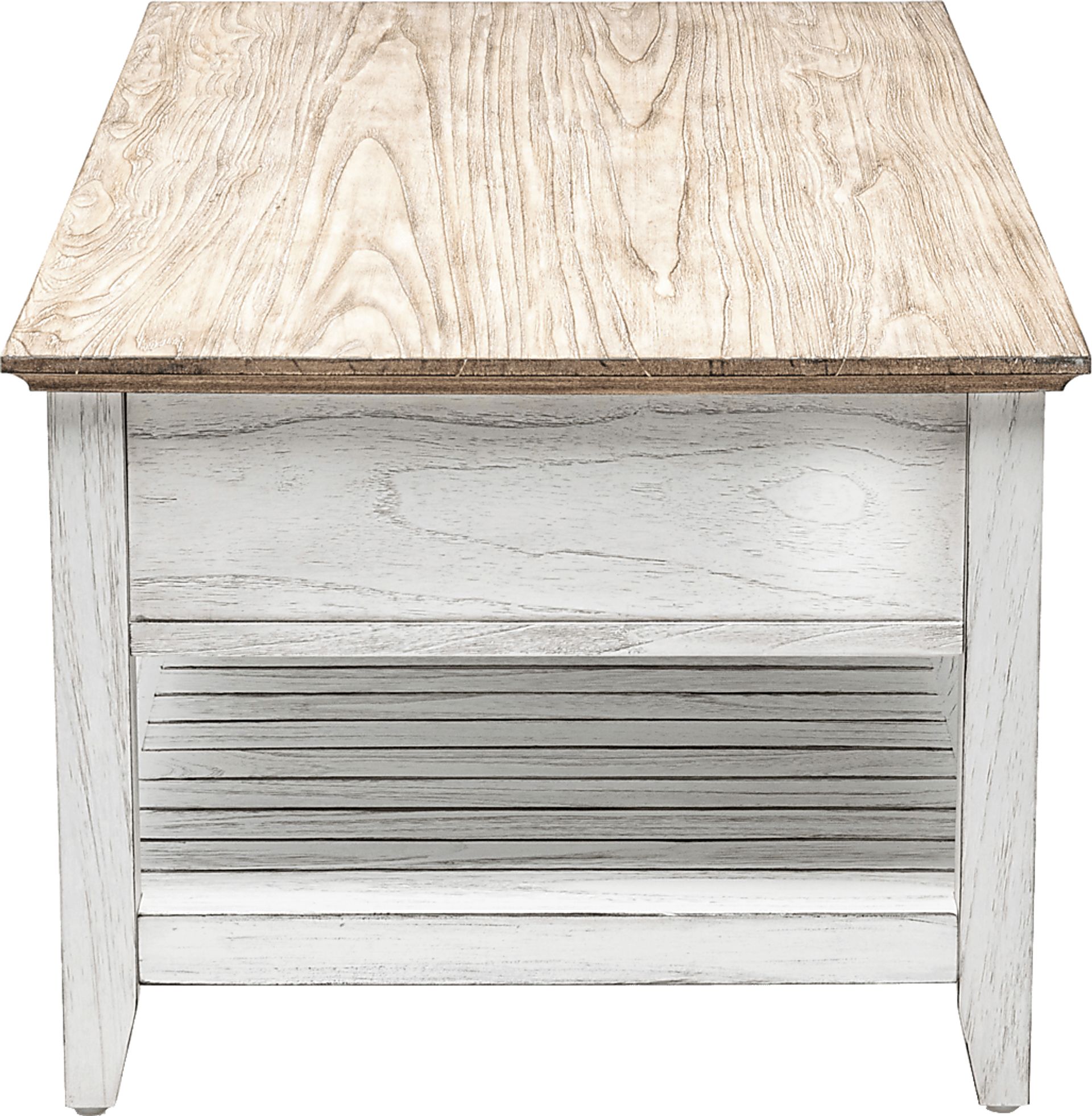 Akuhe White/Brown Cocktail Table - Image 7