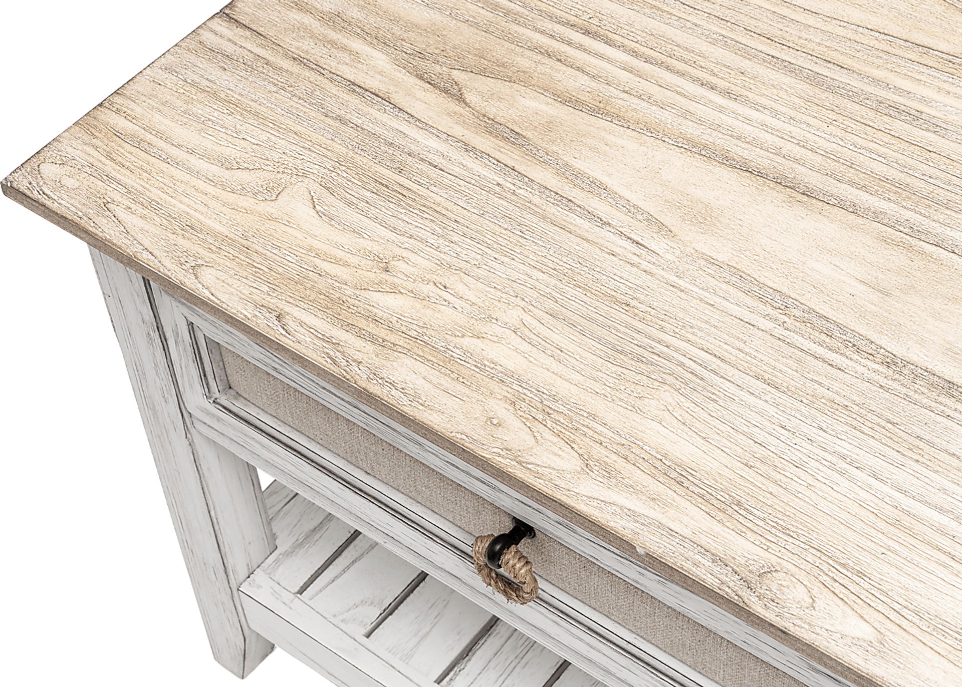Akuhe White/Brown Cocktail Table - Image 8