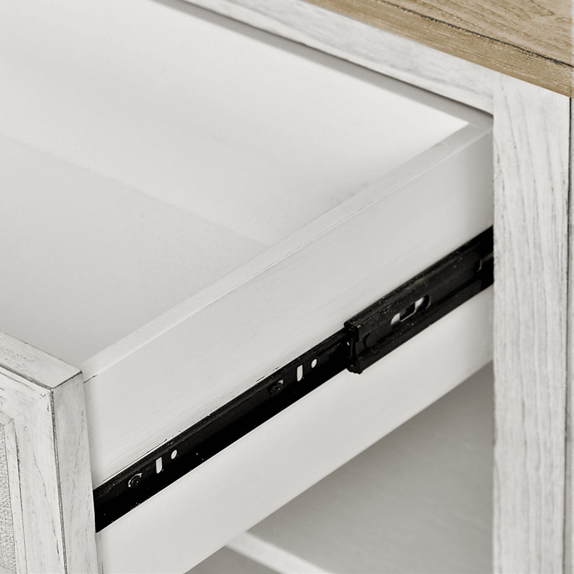 Akuhe White Nightstand - Image 2