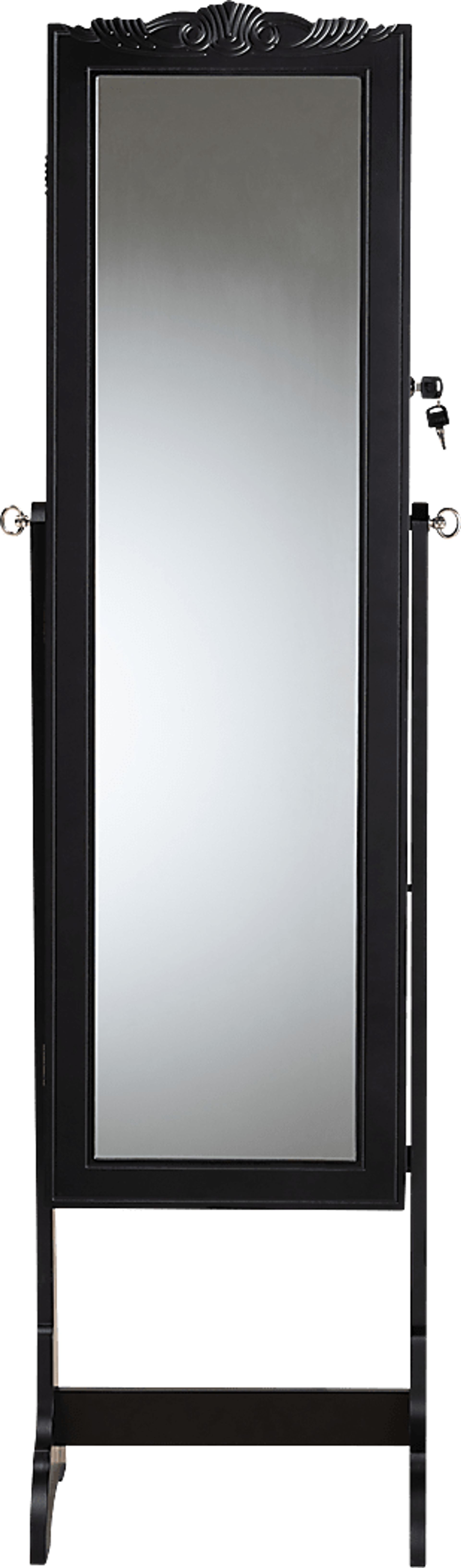 Alabo Black Cheval Jewelry Armoire - Image 2