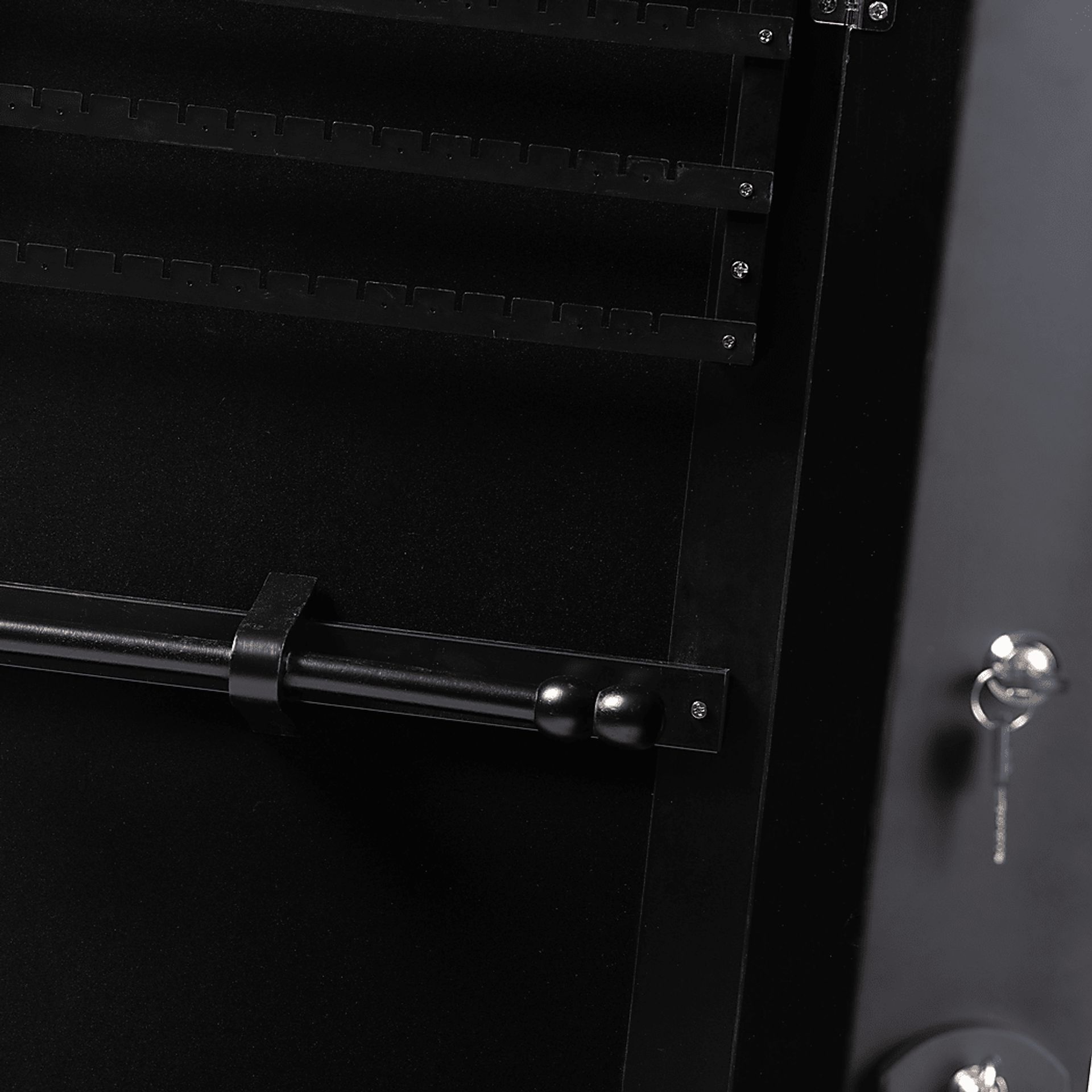Alabo Black Cheval Jewelry Armoire - Image 5