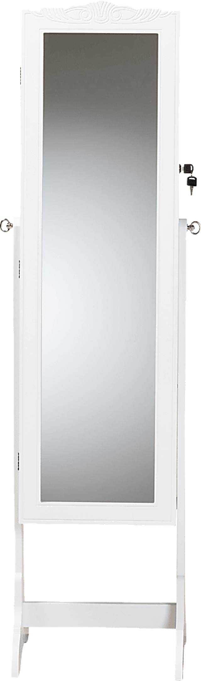 Alabo White Cheval Jewelry Armoire - Thumbnail - Image 3