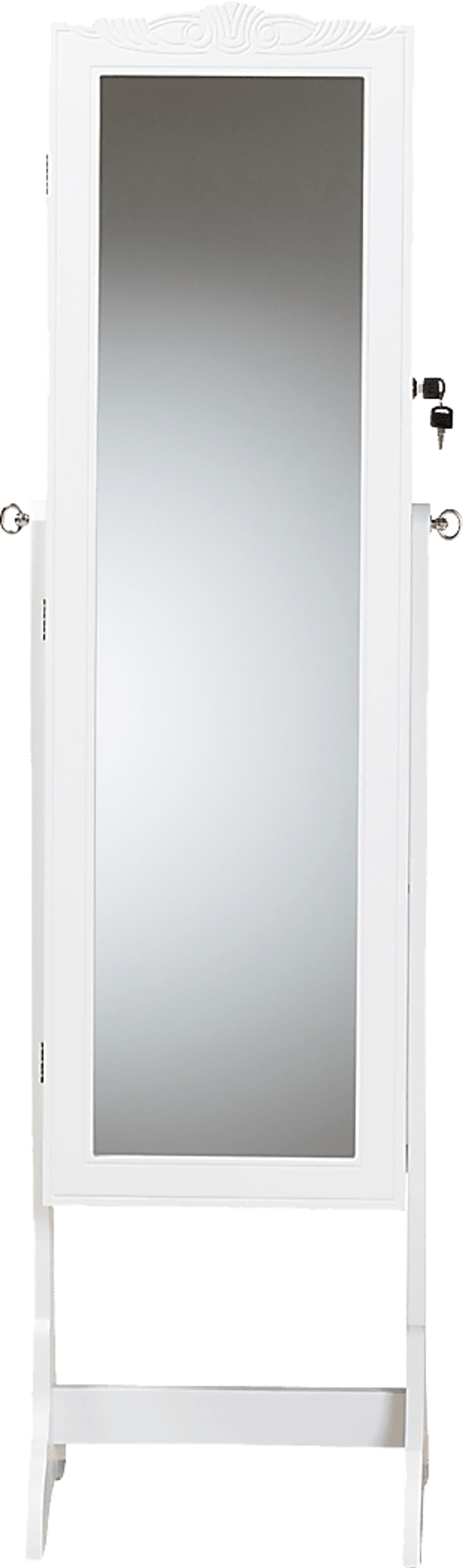 Alabo White Cheval Jewelry Armoire - Image 3