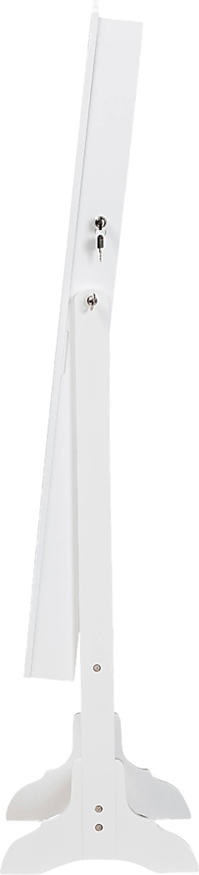 Alabo White Cheval Jewelry Armoire - Thumbnail - Image 4
