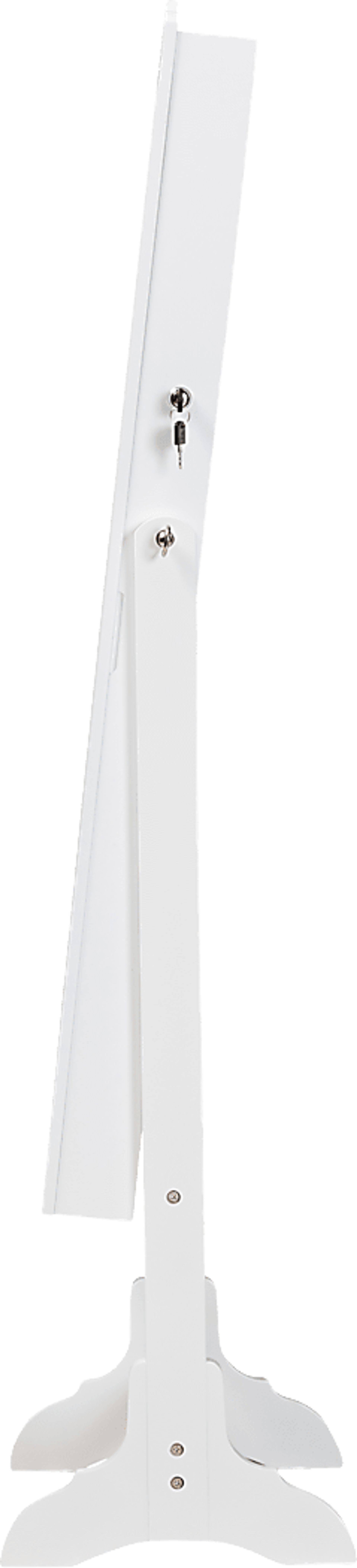 Alabo White Cheval Jewelry Armoire - Image 4