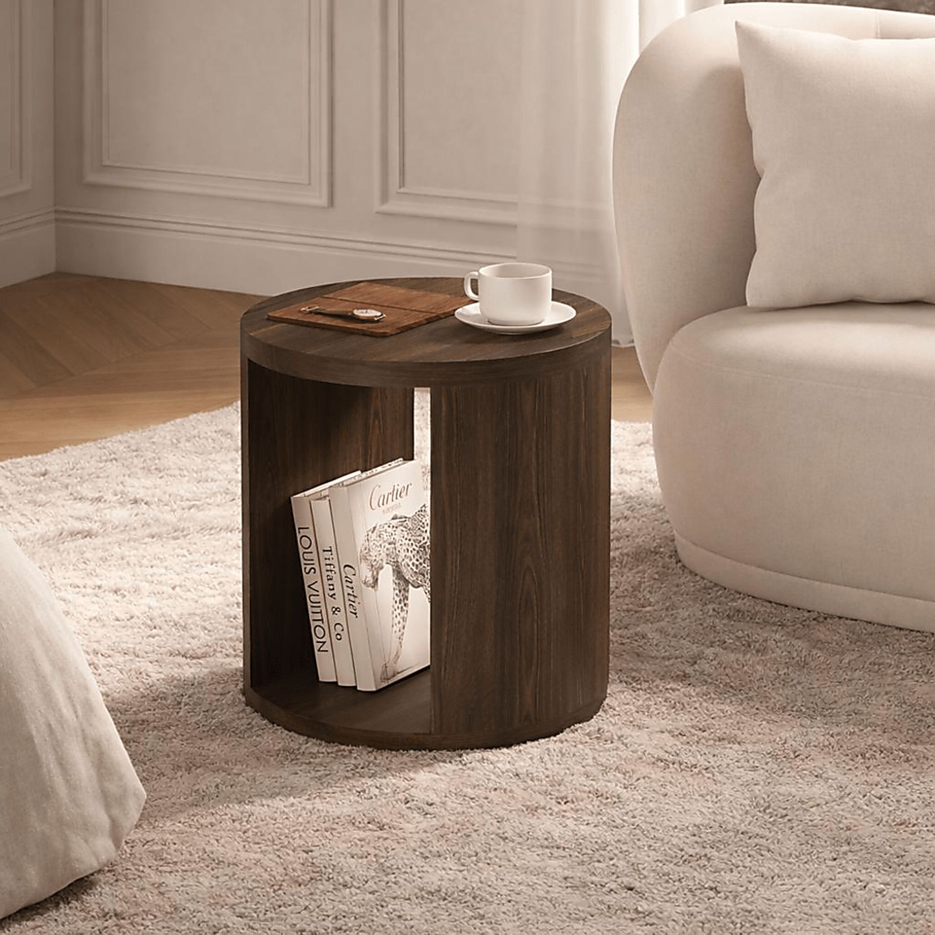 Alaci Walnut End Table - Image 2