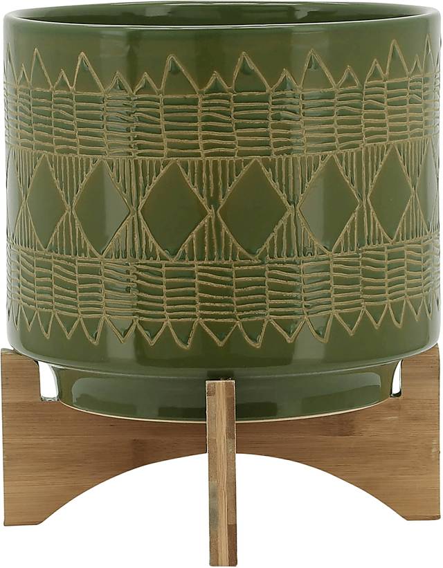 Aladena Green Planter - Thumbnail - Image 3