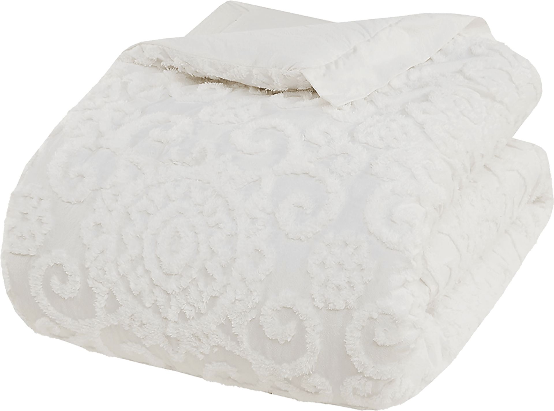 Alaegha Ivory 3 pc King Comforter Set - Image 9