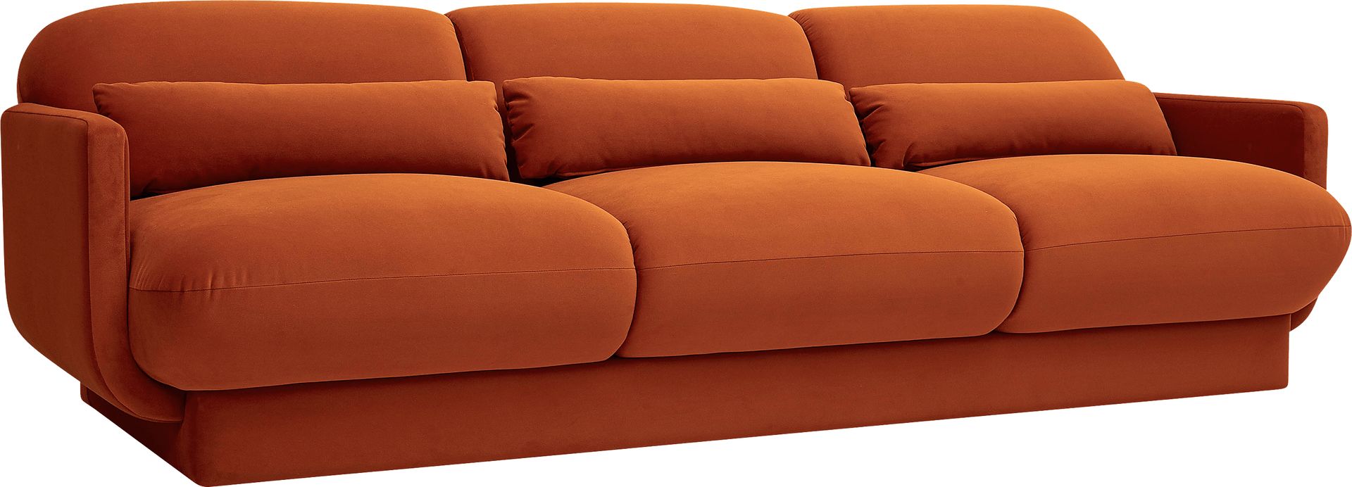 Alahandra Rust Sofa - Image 1