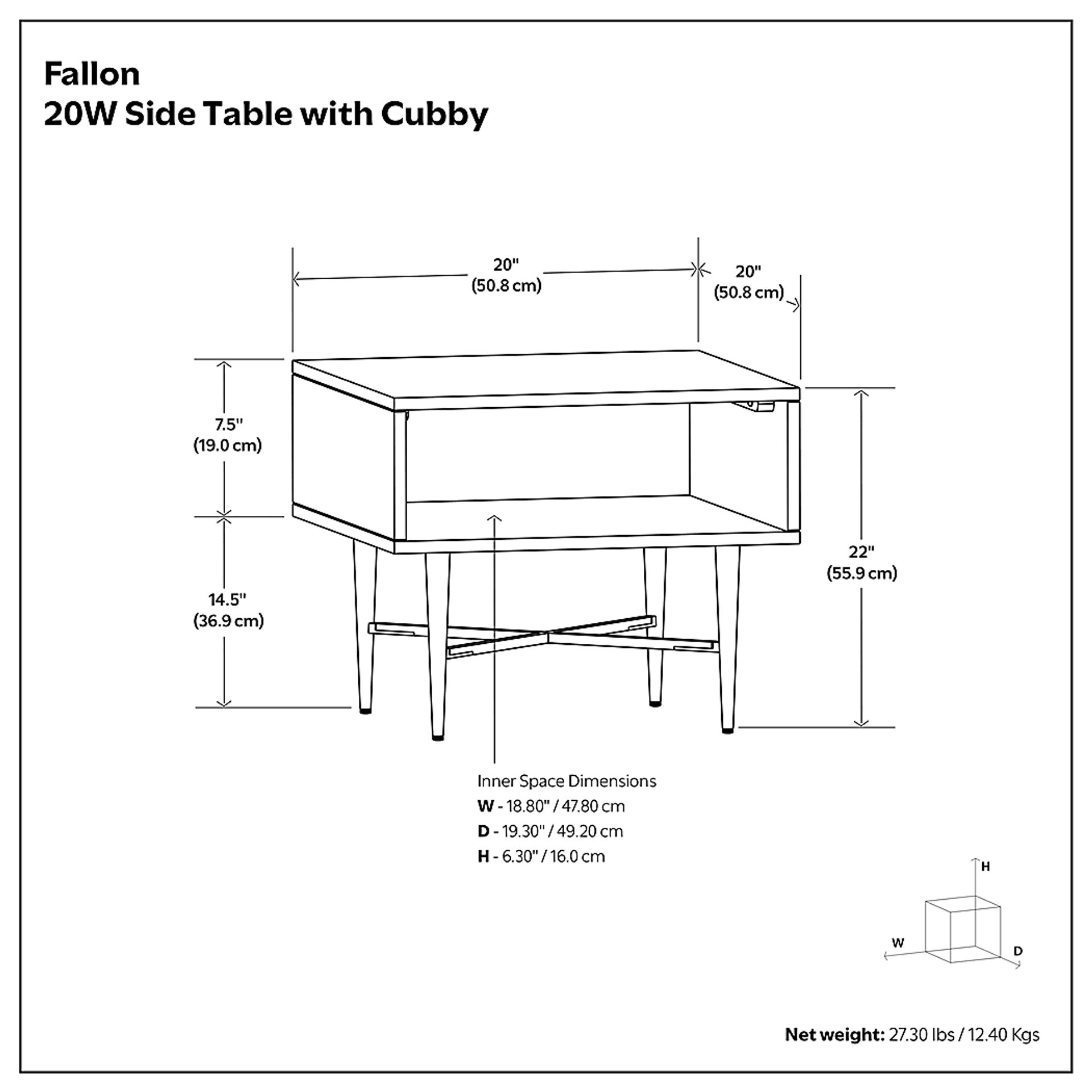 Alain Natural End Table - Image 10
