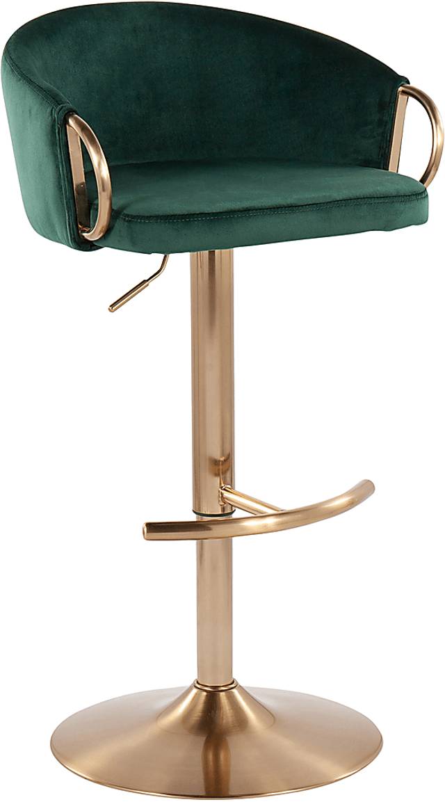 Alairen Green Barstool, Set of 2 - Thumbnail - Image 2
