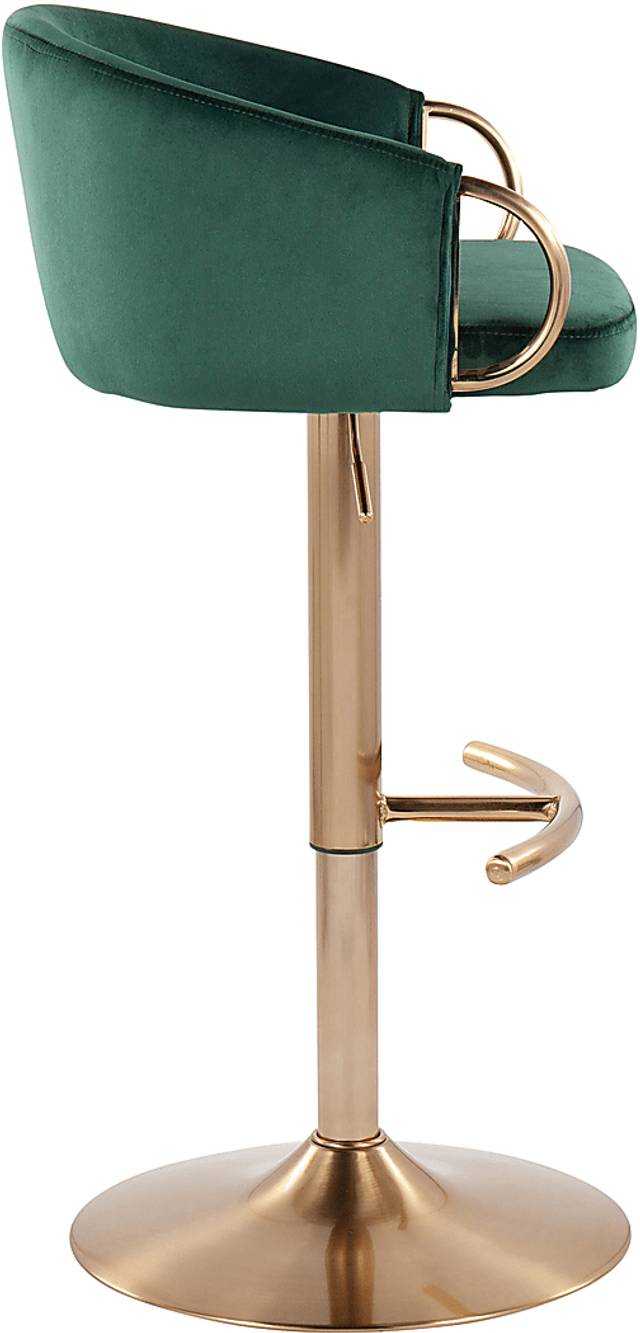 Alairen Green Barstool, Set of 2 - Thumbnail - Image 3