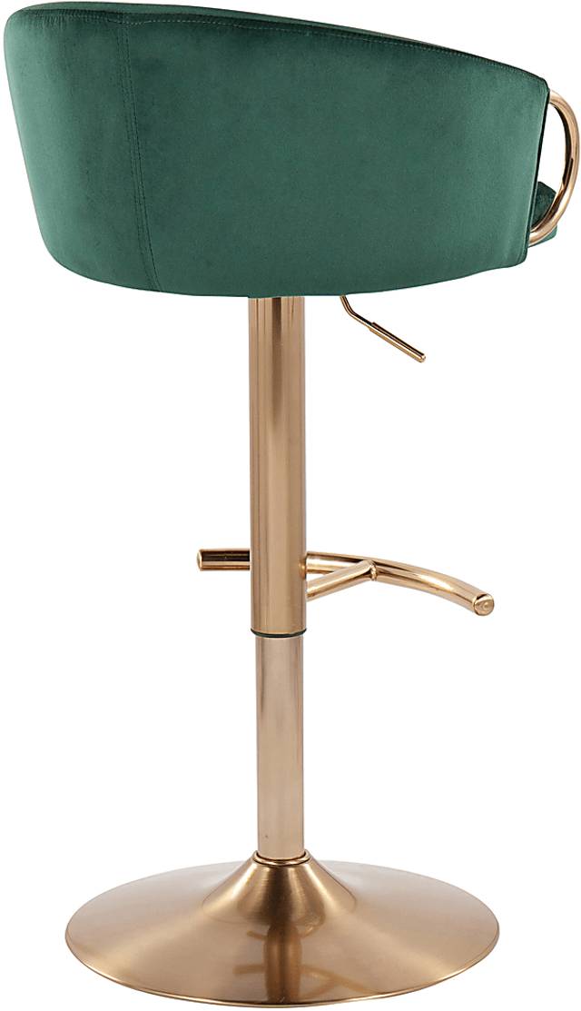 Alairen Green Barstool, Set of 2 - Thumbnail - Image 4