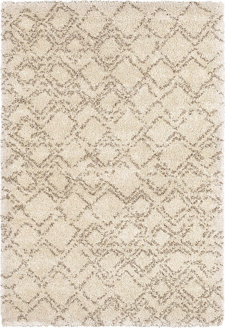 Alalia Ivory 5'3 x 7'6 Rug - Rooms To Go