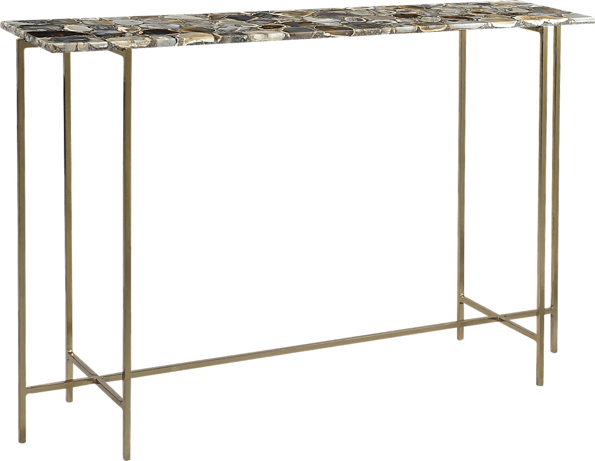 Alamein Brass Sofa Table - Image 1