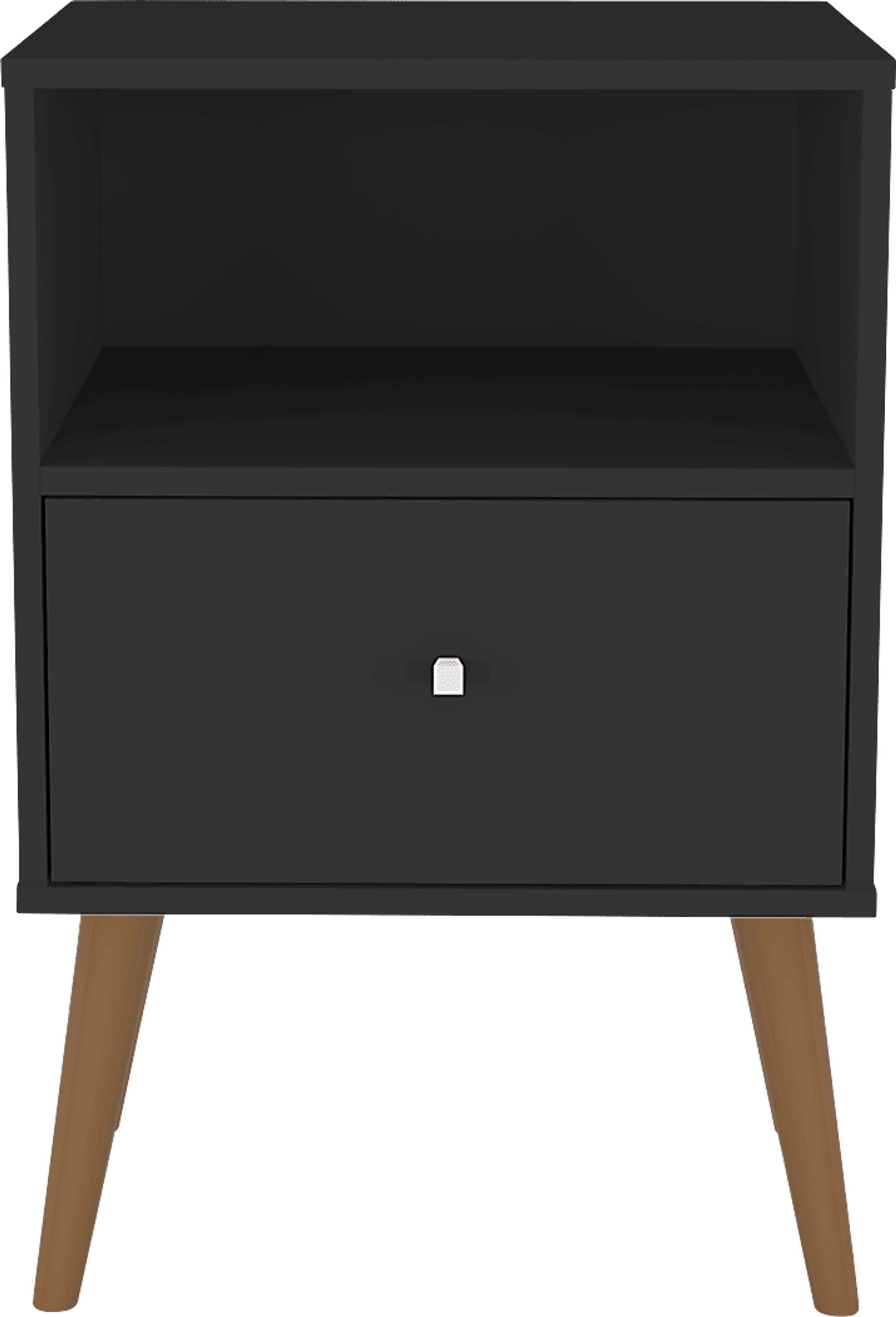 Alamitos I Black Nightstand - Image 1