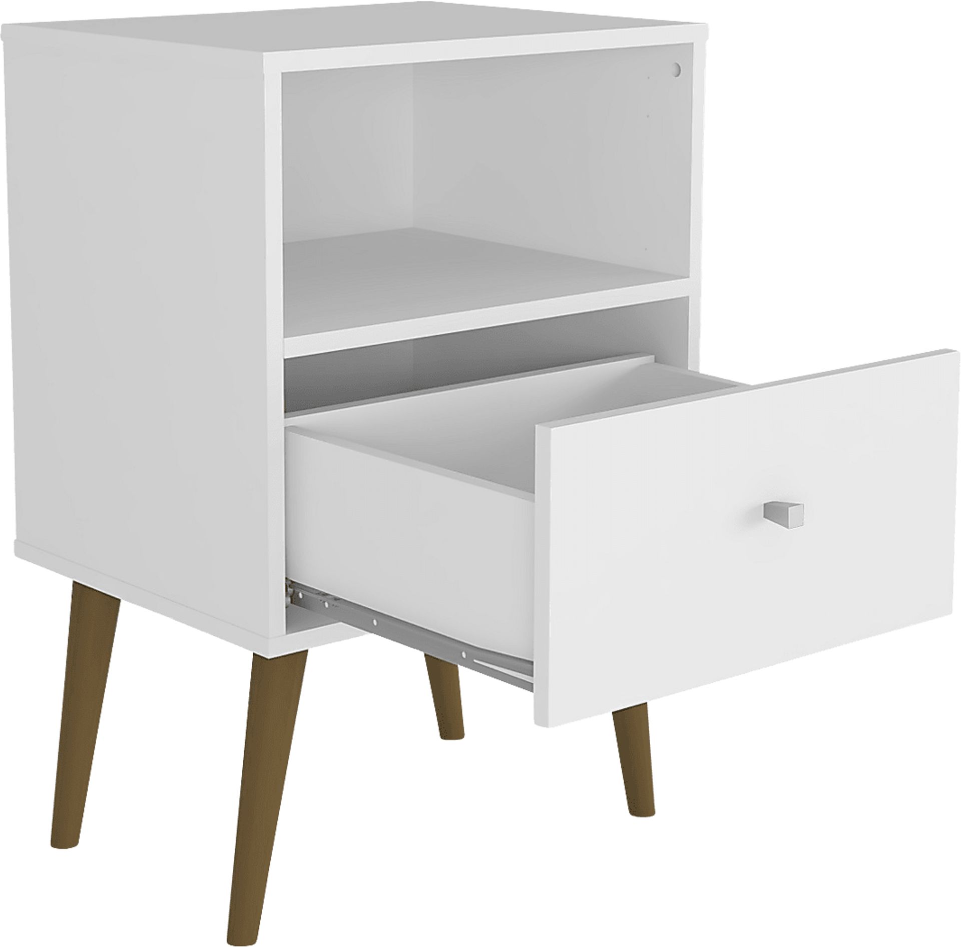 Alamitos I White Nightstand - Image 3