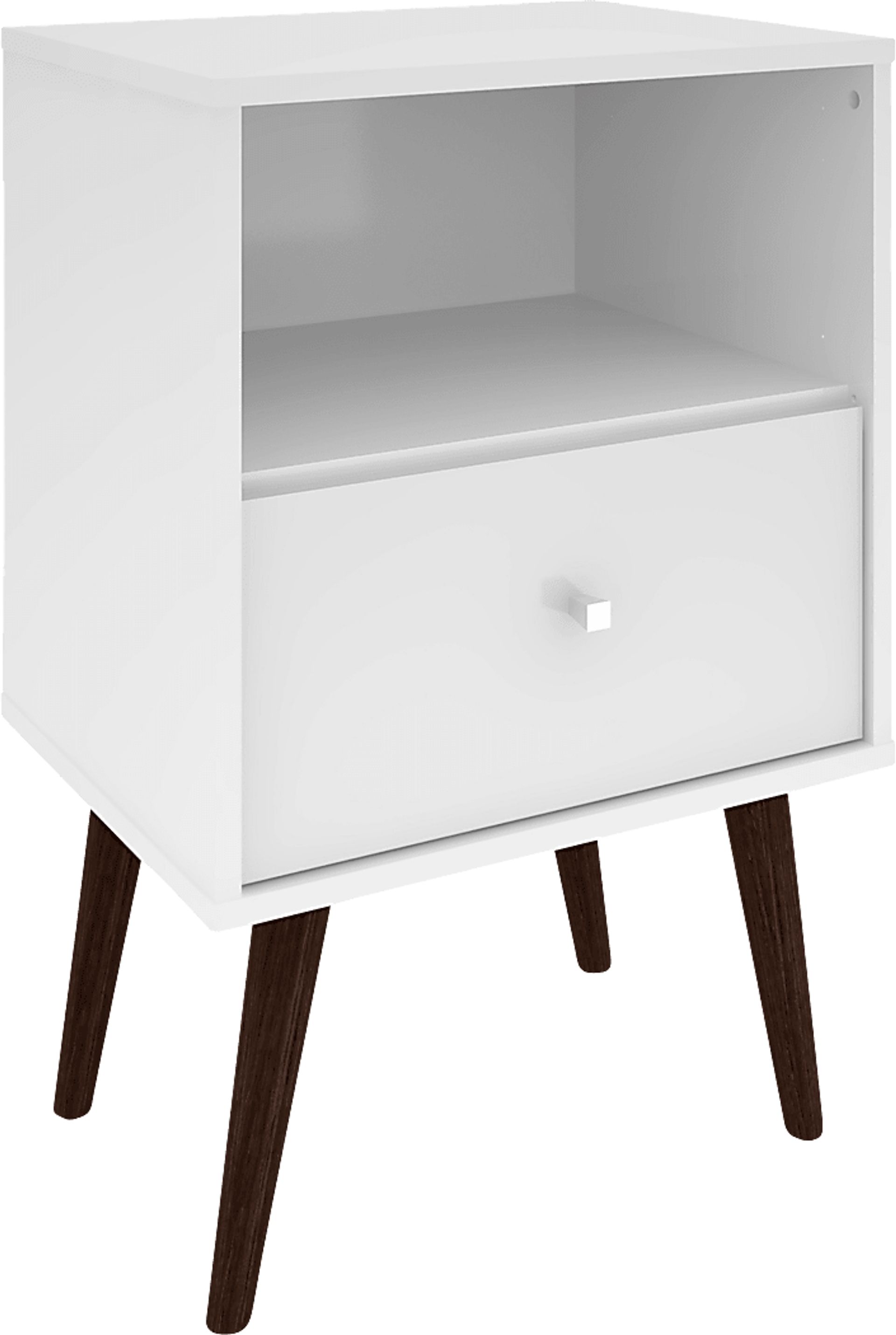Alamitos I White Nightstand - Image 1