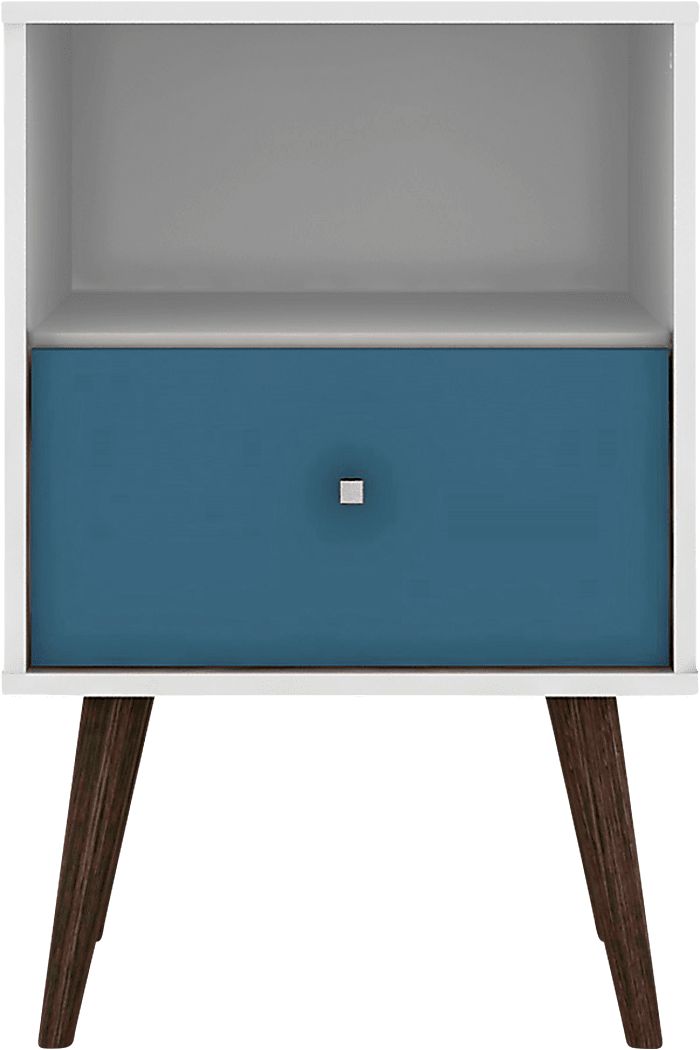 Alamitos II Aqua Nightstand - Thumbnail 5