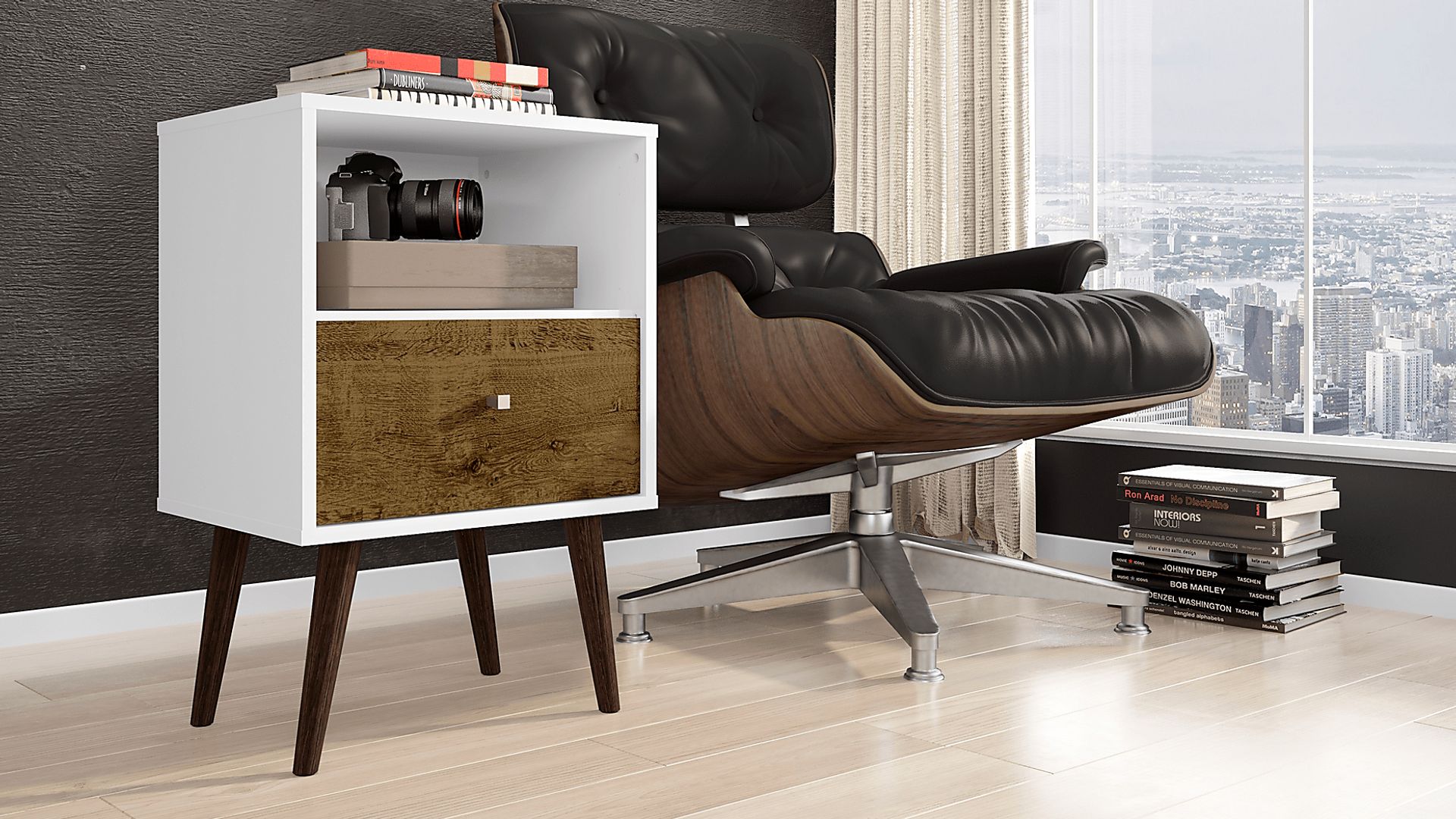 Alamitos II Brown Nightstand - Image 2