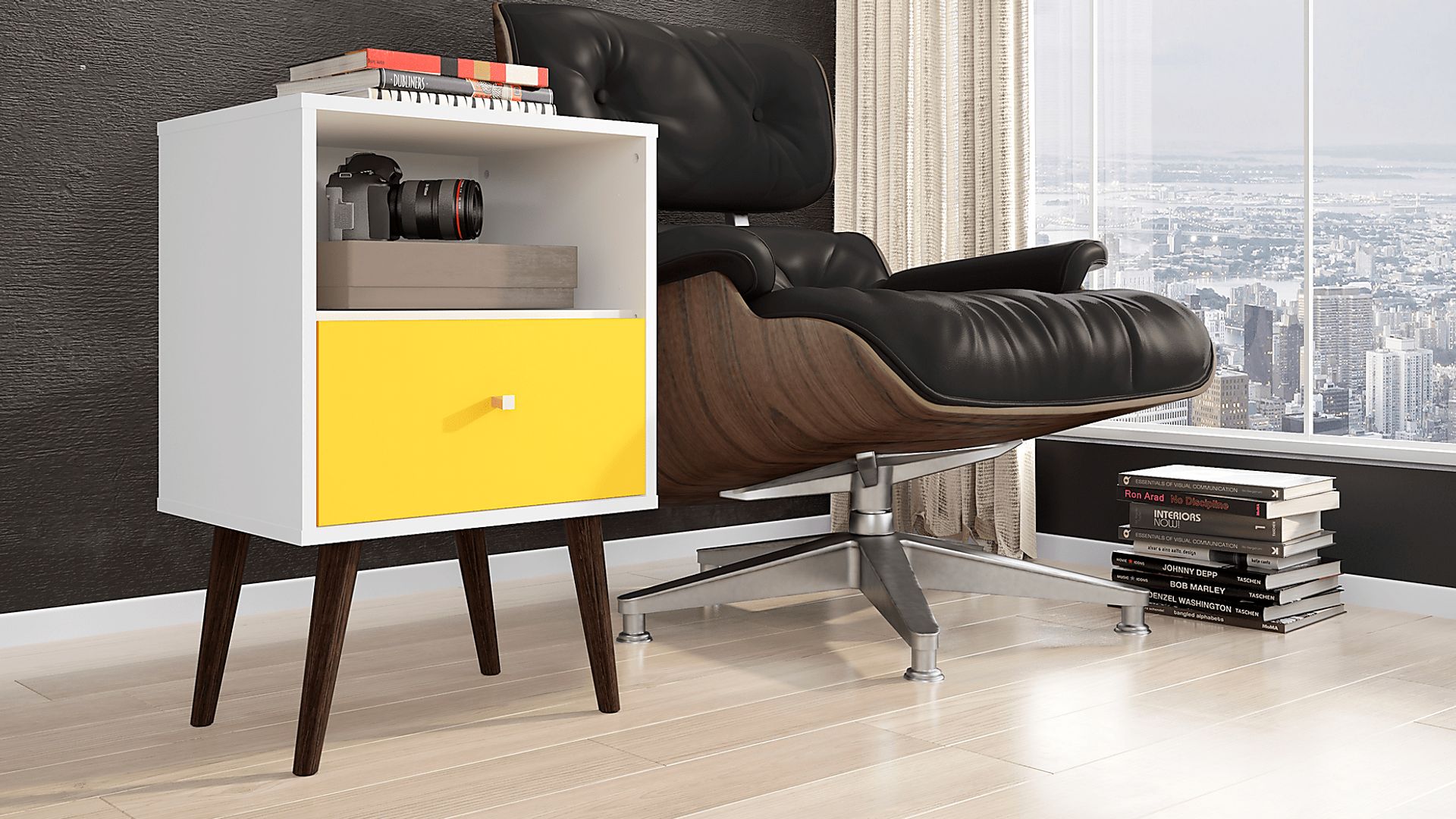 Alamitos II Yellow Nightstand - Image 2