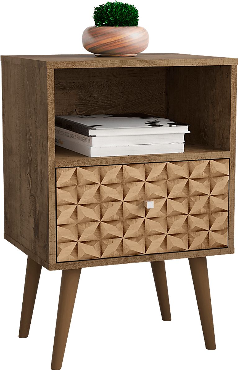 Alamitos III Light Brown Nightstand Rooms To Go