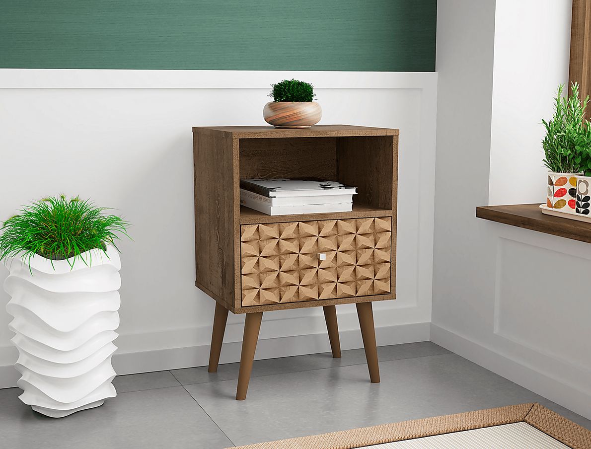 Alamitos III Light Brown Nightstand Rooms To Go