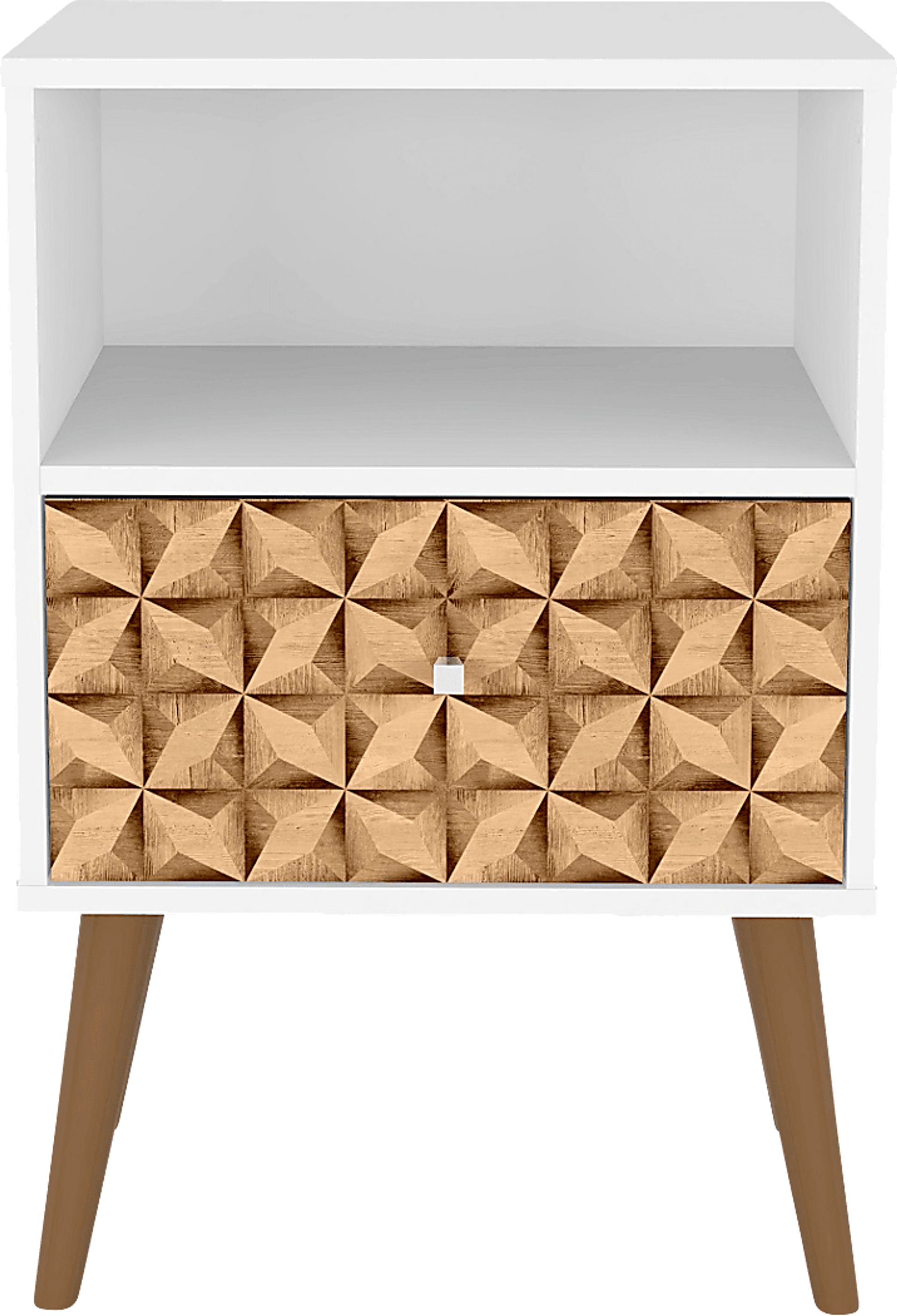 Alamitos III White Nightstand - Image 1