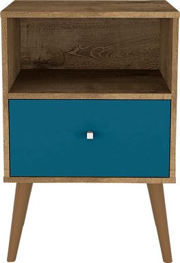 Alamitos IV Aqua Nightstand