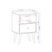 Alamitos IV White Nightstand