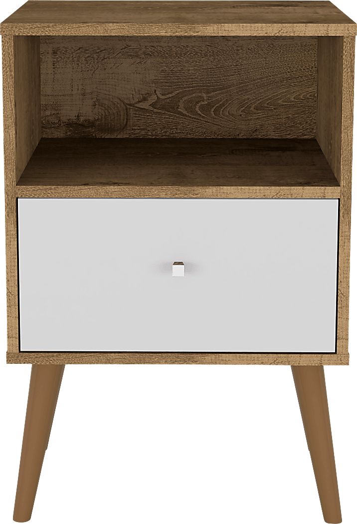 Alamitos IV White Nightstand