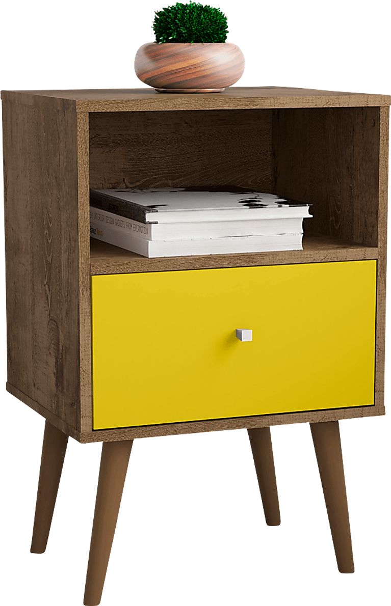 Alamitos IV Yellow Nightstand