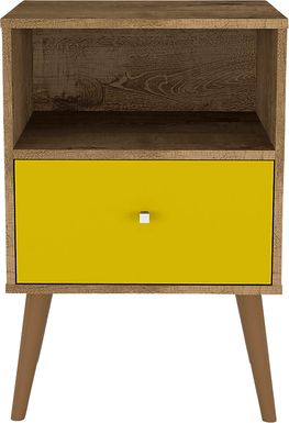 Alamitos IV Yellow Nightstand