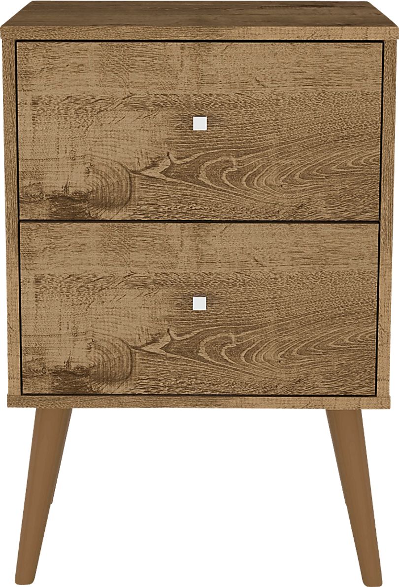 Alamitos V Brown Nightstand